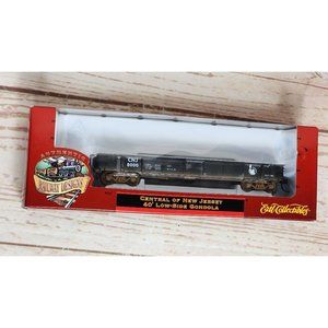 Vintage 1997 Ertl Co.Inc. Central Of New Jersey 40' Low-Side Gondola Model Train